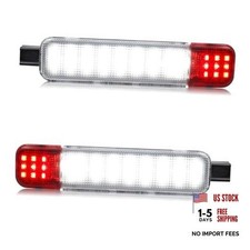 Interior Door Light LED Door Panel Courtesy Lights Lamp Assembly white and red