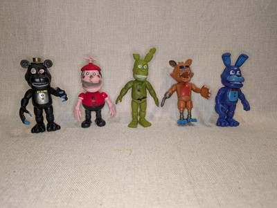 FNAF Five Nights at Freddy's Action Figures Figurines Lot of 5 - 4  Figures