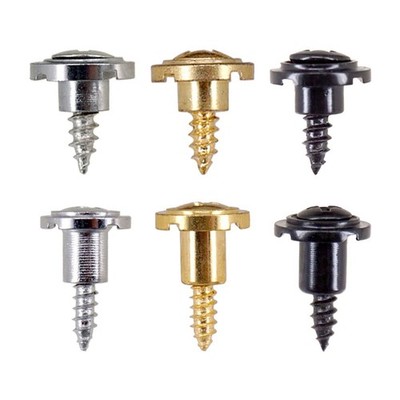 1 Paar / 2 Stück 2* Schnurhalter ca.10g Gold Metall nagelneu hochwertig