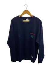 WACKO MARIA Knit Sweater Thick L Wool NVY