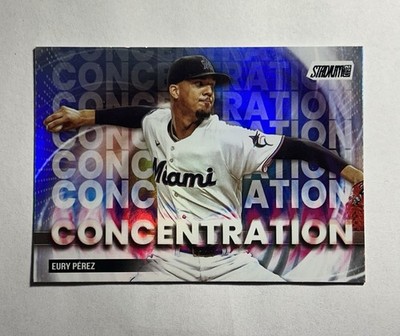 2025 Topps Stadium Club Concentration - #C-25 Eury Perez Marlins