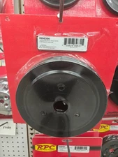 Racing Power Company R8963BK Sb Chevy triple groove pulley - swp -black