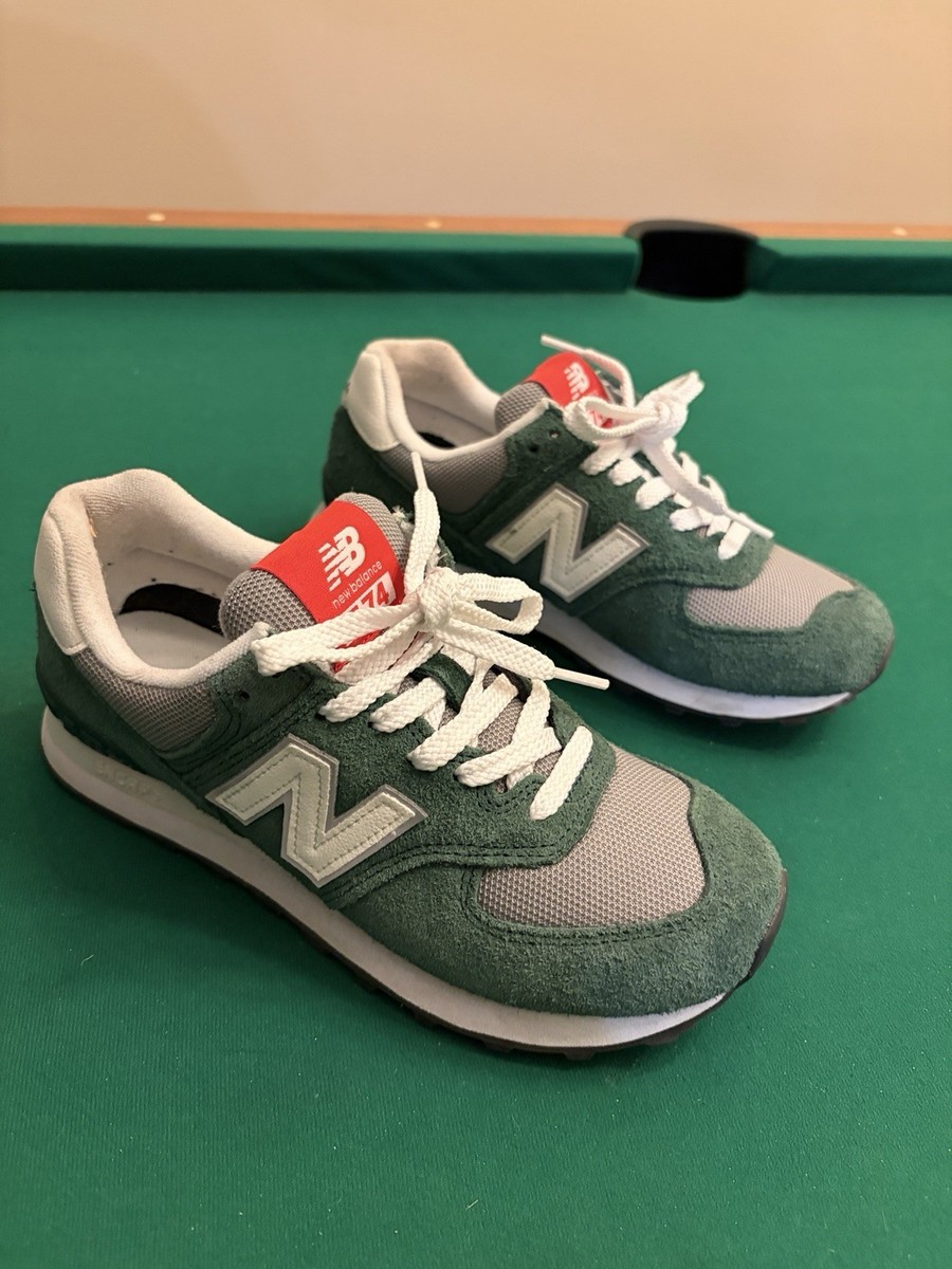 New Balance 574 Men Size 6 Nightwatch Green Sea Salt Shoes