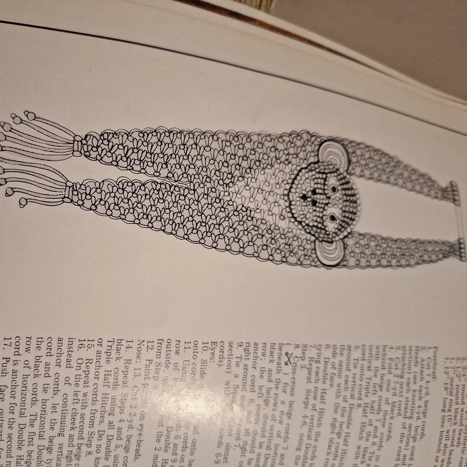 Vintage Macrame Animal Art Pattern Booklet vol 11 - Image 4 of 4