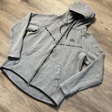 Nike Tech Fleece Windrunner Full Zip Hoodie Jacket Men's Size Medium Grey 805144