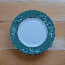 Syracuse China Candlelight – Green Rim White Floral – Choose Piece Type – USA