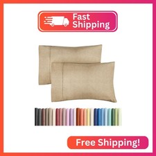 King Pillow Cases Set of 2 - Ultra Soft Hotel Quality Pillowcase Covers - Comfy,