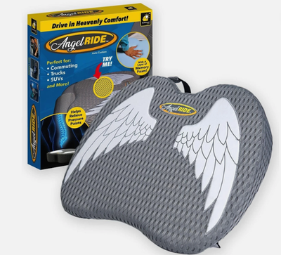 #ad Angel Ride Auto Cushion with Memory Foam Advanced Lumbar Helps Relive Pressure $29.49