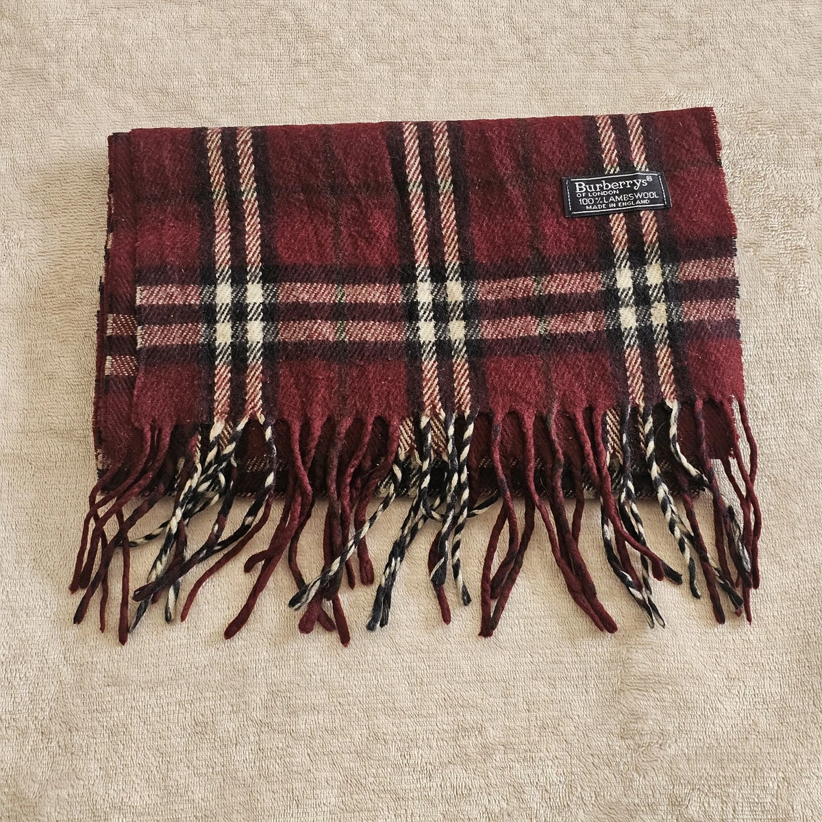 Burberry 100% Lambswool Men's Scarves for sale | eBay UK