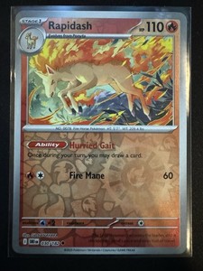 Rapidash 030/182 Sv10: Destined Rivals Reverse Holo