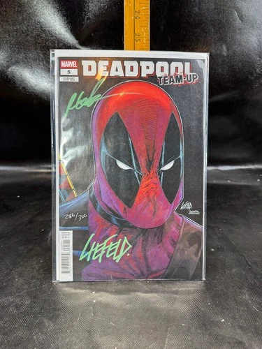 Deadpool Team-Up #5 2025 VF/NM Liefeld Variant Signed & Chisel COA Marvel Comics