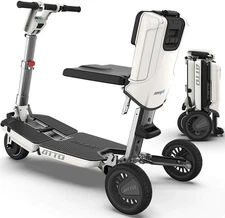 ATTO Deluxe FOLDING Lightweight Mobility Scooter New Moving Life Technologie