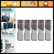 64GB USB 3.0 Flash Drive - 5-Pack High-Speed Storage, Portable Data Transfer