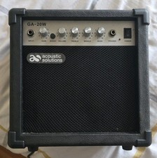 Acoustic Solutions GA-20W Guitar Amplifier With jack cable