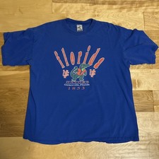 Vintage 90s Florida Gators T-Shirt XL Savvy Single Stitch NCAA UF Y2K VNUC
