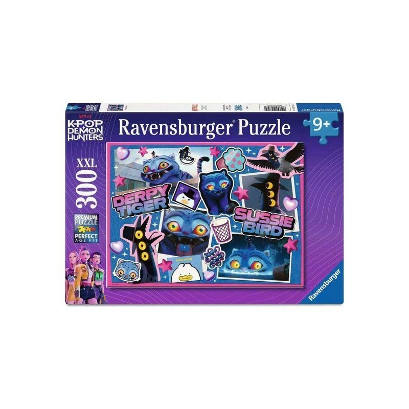 Puzzle 300 XXL pieces KPop Demon Hunters pour canaliser l'énergie et stimuler la concentration