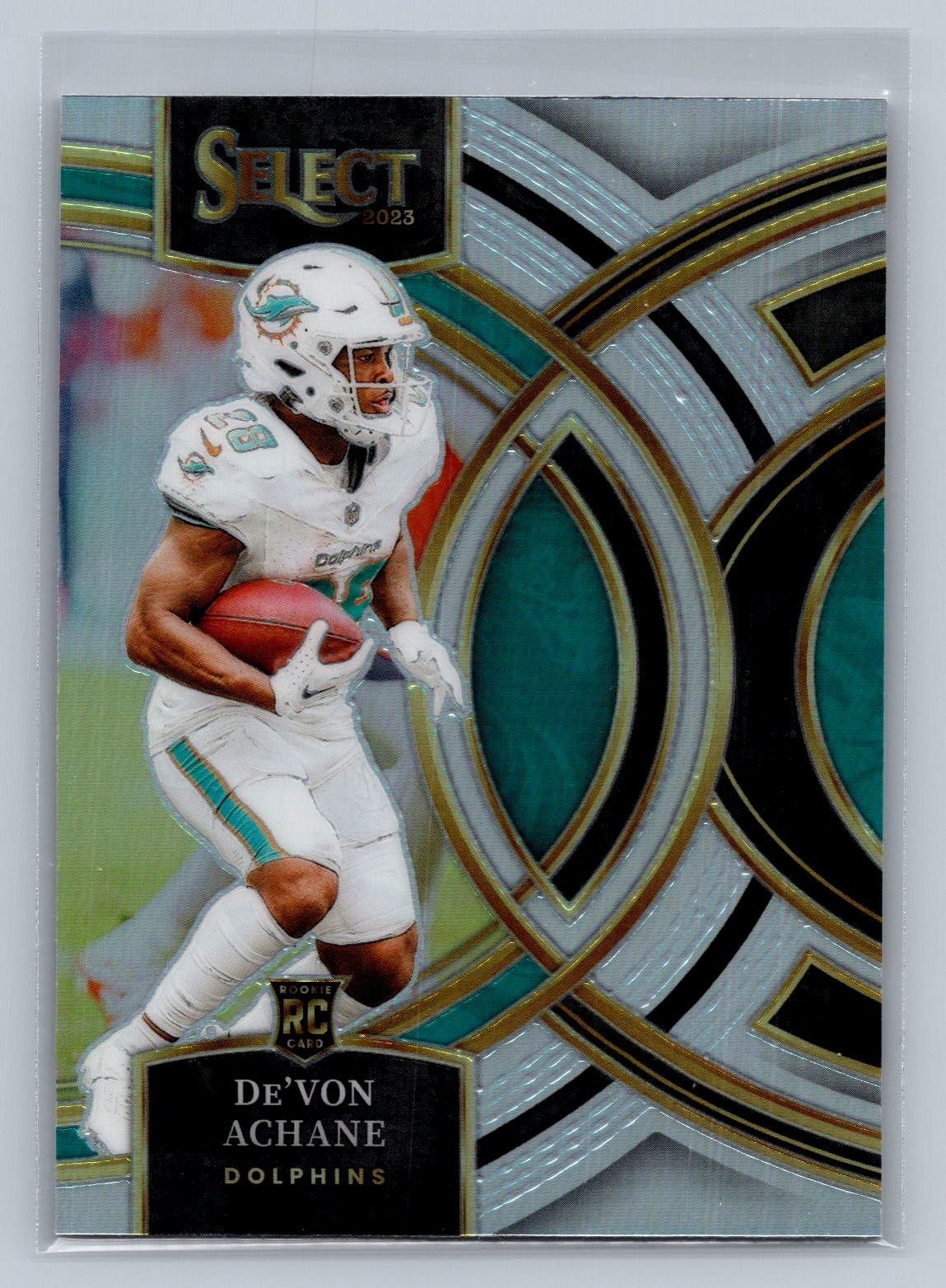 2023 Panini Select De'Von Achane Silver Prizms #176