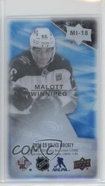 2022-23 Upper Deck Ice Ice Premieres Minis Jeff Malott #MI-18 Rookie RC - Image 2 of 2