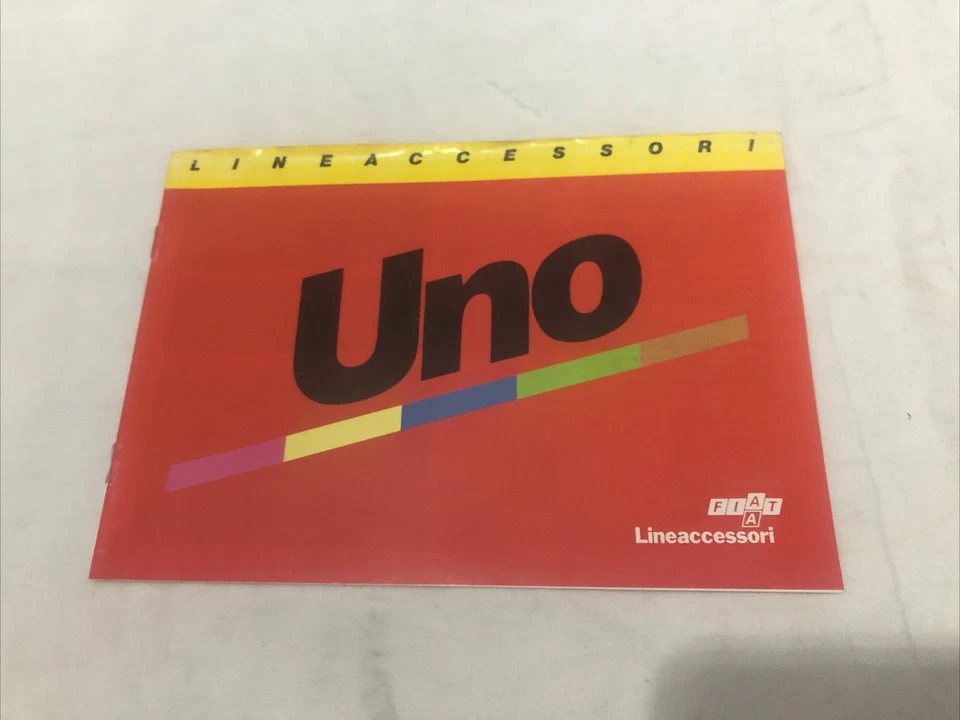FIAT UNO - USO E MANUTENZIONE+LINEACCESSORI+SERVICE+VARIANTI - Immagine 2 di 4