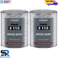 2x HB Body S115 Brushable Autoseal Seam Sealer - 1kg Car Body Seam sealer -SR