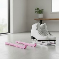 Adjustable Figure Skate Guards with Drain Holes in Assorted Colors for Walking
