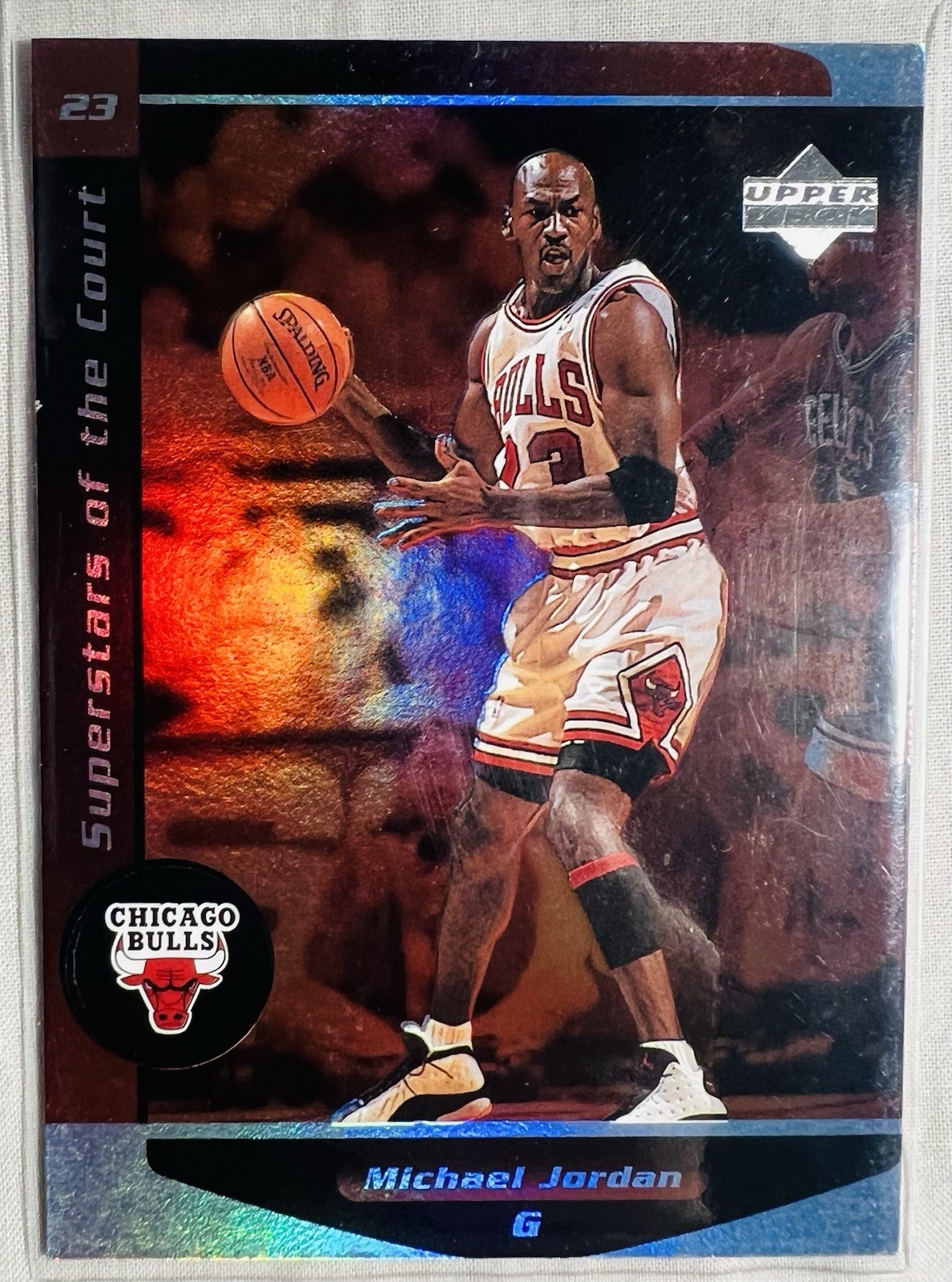 1998-99 Upper Deck Ovation Superstars of the Court Michael Jordan #C1 HOF Bulls
