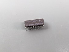 Motorola 14572A/BEAJC Quad Inverter IC, VTG NOS Ceramic
