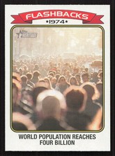 2023 Topps Heritage World Population News Flashbacks #NF-2 Card
