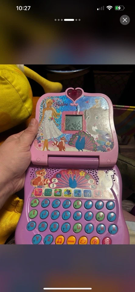 Computadora portátil Barbie Island Princess Rosella 2007 vintage Mattel ¡FUNCIONA rara! Foto 4 de 4