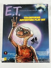 E. T. The Extra Terrestrial 1982 Colorforms Adventure Play Set New Unused Sealed
