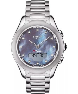 Tissot T-touch Solar Silber Damen Armbanduhr T0752201110601