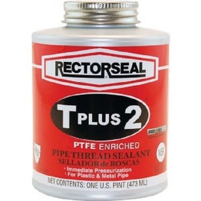 (12)-Rectorseal T Plus 16 Oz. White Pipe Thread Sealant with PTFE 23431