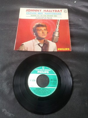 45t - Johnny Hallyday - Entschuldigung Partner