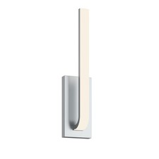 AFX Lighting Lumina 20" LED Sconce, Satin Nickel/White - LMNS0420LAJD1SN
