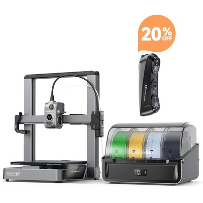  On Sale!Creality Hi Combo 3D-Drucker mit Sermoon S1 3D Scanner