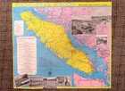 Vintage 1950's Vancouver Island, British Columbia Canada Road Map (Stamped) — photo 3