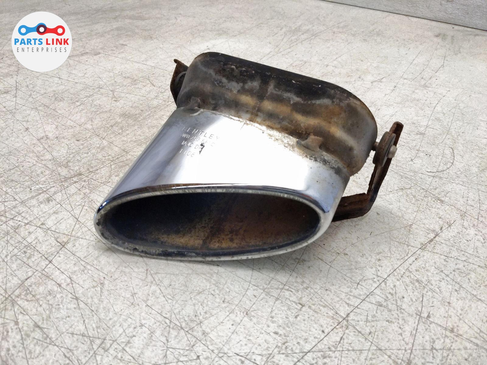 2006-12 BENTLEY CONTINENTAL FLYING SPUR REAR LEFT EXHAUST TIP PIPE MUFFLER TRIM