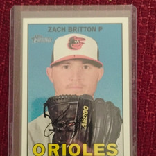 Topps Heritage 2016 Zach Britton Baltimore Orioles Baseball Card #125 Base Set