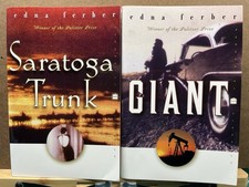 Saratoga Trunk - Giant - Edna Ferber - Lot of 2 Trade Paperbacks