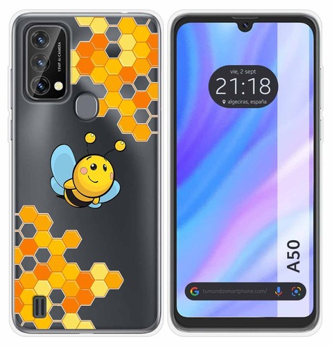 CXKJ Trasparente Personalizzata Custodia per Samsung Galaxy A52/A52 5G