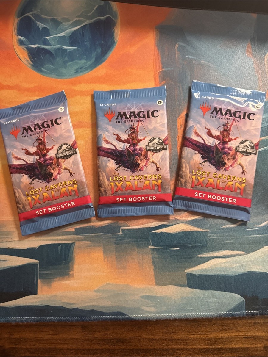 Magic the Gathering: The Lost Caverns of Ixalan - Set Booster Pack Sealed X3 Magic the Gathering: The Lost Caverns of Ixalan - Set Booster Pack Sealed X3