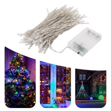 80 LED Fairy String Lights Party Christmas Tree Waterproof Outdoor Home Decor