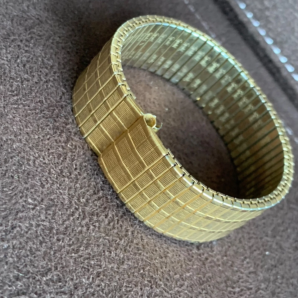 复古 Speidel 17 毫米镀金扩展手链 适用于手表 — 第 4/4 张图片