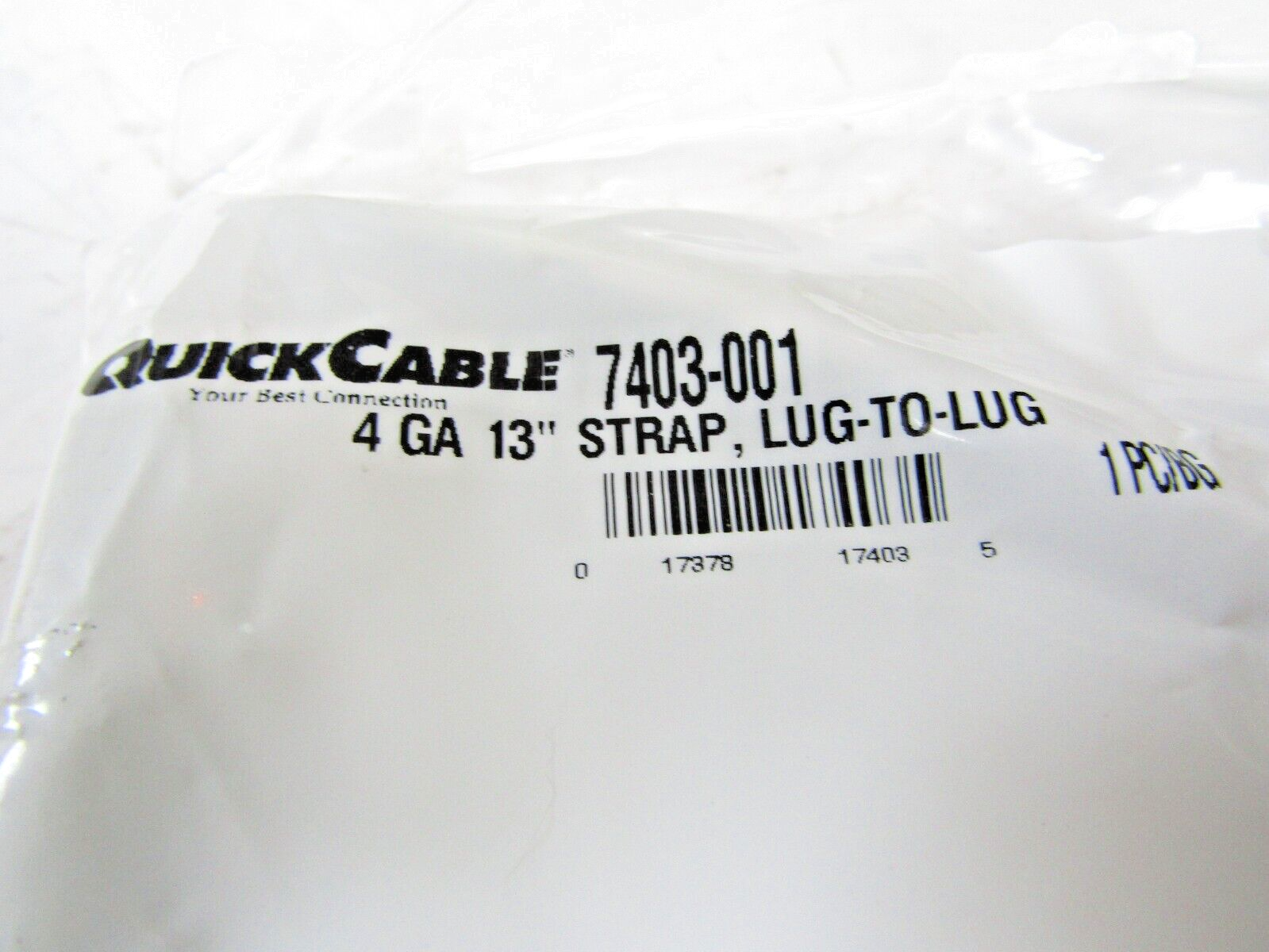 ️NEW QUICK CABLE 4 GAGE BRAIDED GROUND STRAP 7403-001 LUG-TO -LUG 13 ...