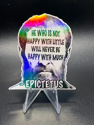 VITRAL DESIGNS Epictetus Quote Sticker Collection