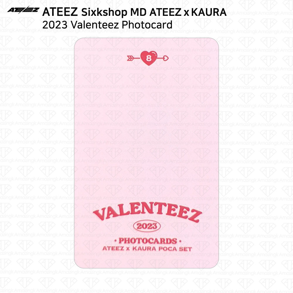 ATEEZ X KAURA Sixshop MD 2023 Valenteez Photocard Set KPOP K