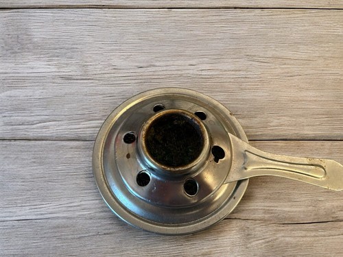 Vintage 70s Retro Avocado Green Fondue Pot Set Wood Handle 8 Forks Japan 1.5 QT - Bild 10 von 13