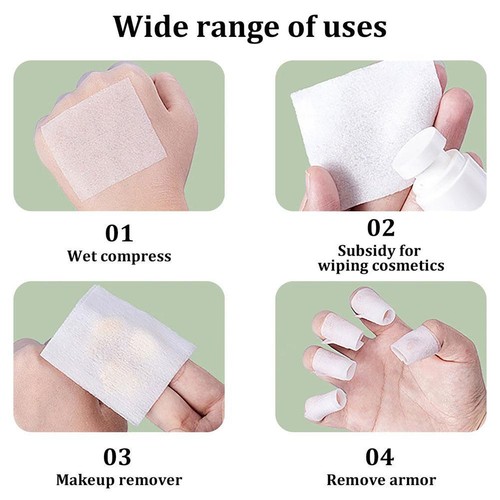500Pcs Cotton Rounds Disposable Cosmetic Pads Thin Makeup Remover Pad HOT - Picture 9 of 9