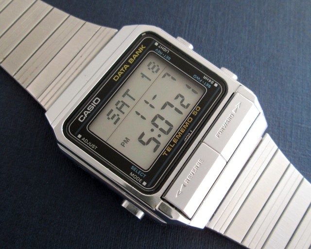 casio databank watch manual