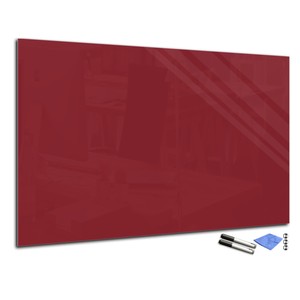 Tableau Ardoise Magnetique Effacable A Sec T02 60x80cm Bordeaux Ebay